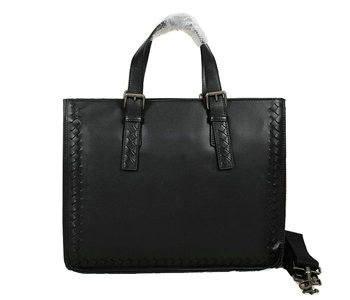 Bottega Veneta intrecciato tote 52223 black